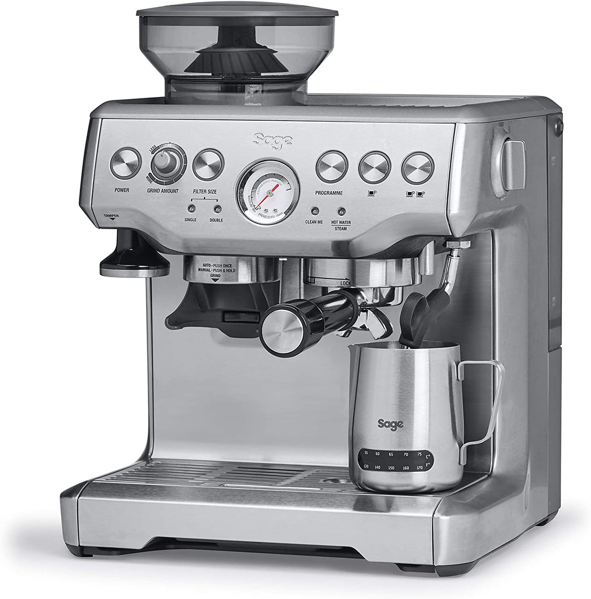 Cafetera Express Sage Barista Express SES875BSS con Molinillo