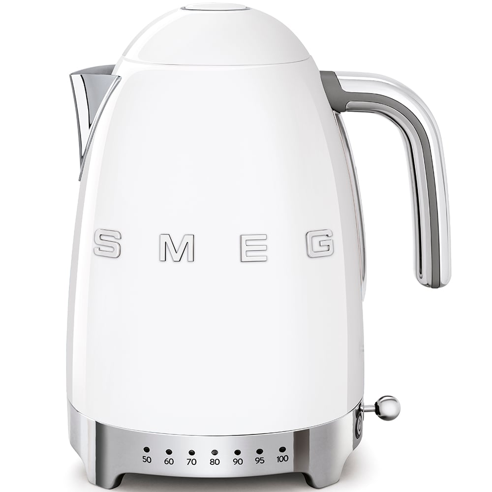 Hervidor de Agua Smeg KLF04WHEU 1.7L 2400W Blanco Variable