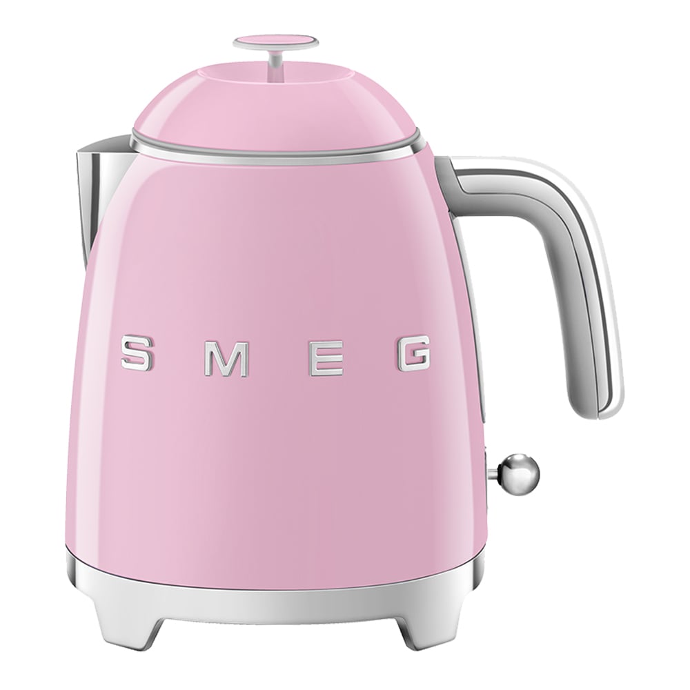 Hervidor de Agua Mini Smeg KLF05PKEU 0.8L 1400W Rosa Pastel