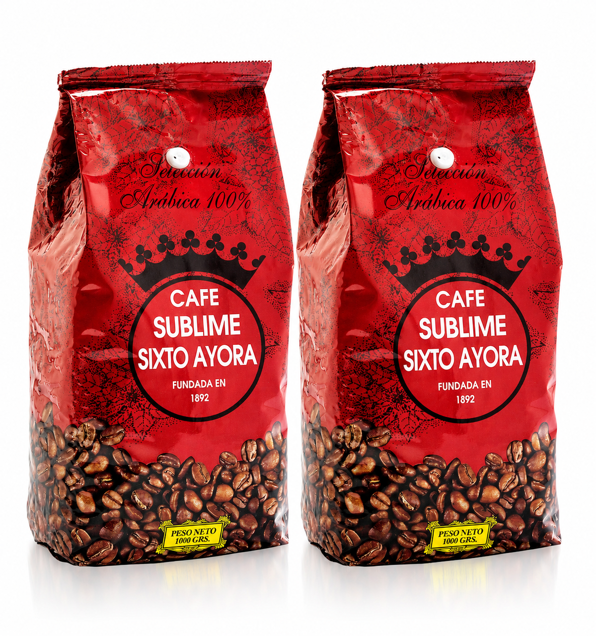 Pack Ahorro · 2 kg de Café Sublime Sixto Ayora | 100% Arábica