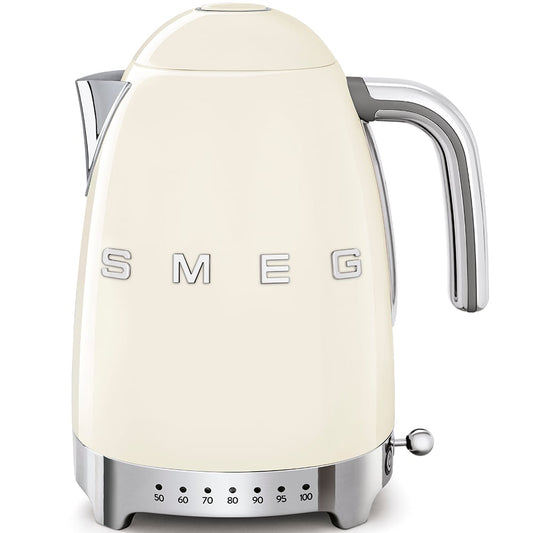 Hervidor de Agua Smeg KLF04CREU 1.7L 2400W Crema Variable