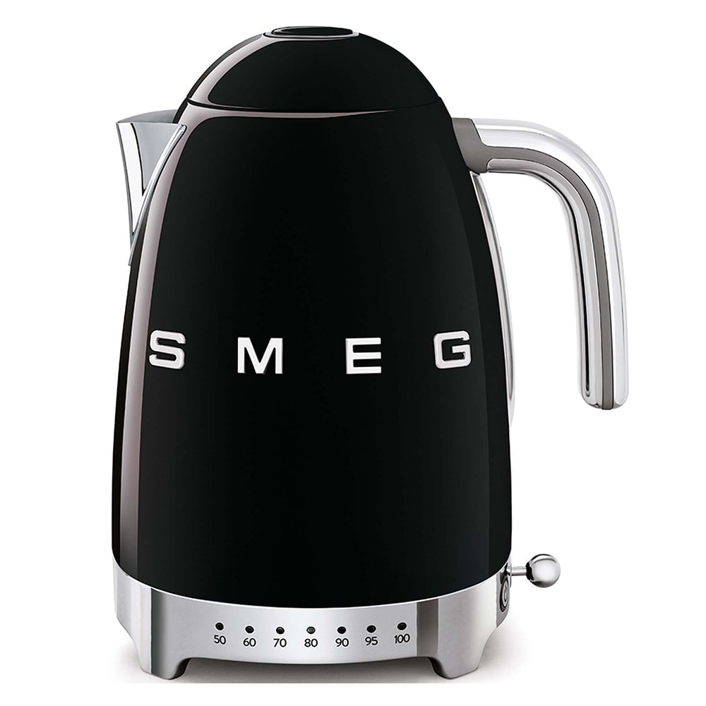 Hervidor de Agua Smeg KLF04BLEU 1.7L 2400W Negro Variable