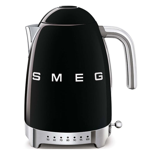 Hervidor de Agua Smeg KLF04BLEU 1.7L 2400W Negro Variable