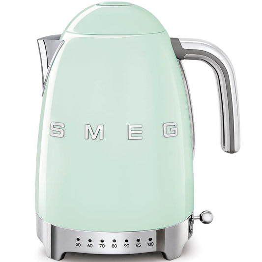 Hervidor de Agua Smeg KLF04PGEU 1.7L 2400W Verde Pastel Variable