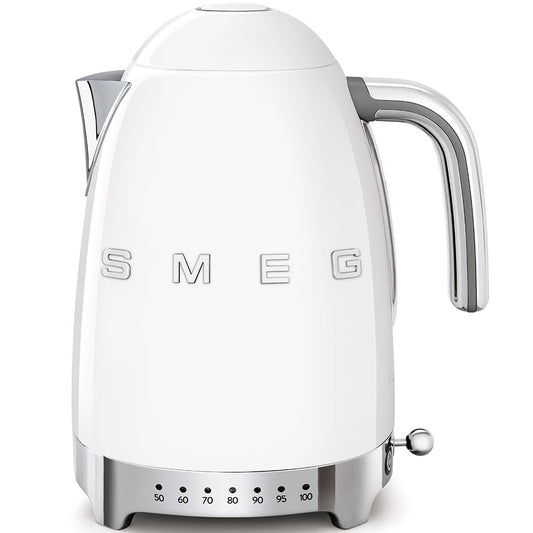 Hervidor de Agua Smeg KLF04WHEU 1.7L 2400W Blanco Variable