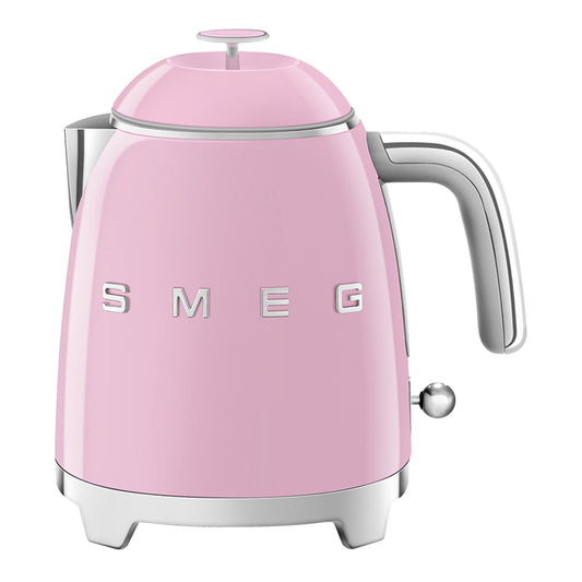 Hervidor de Agua Mini Smeg KLF05PKEU 0.8L 1400W Rosa Pastel