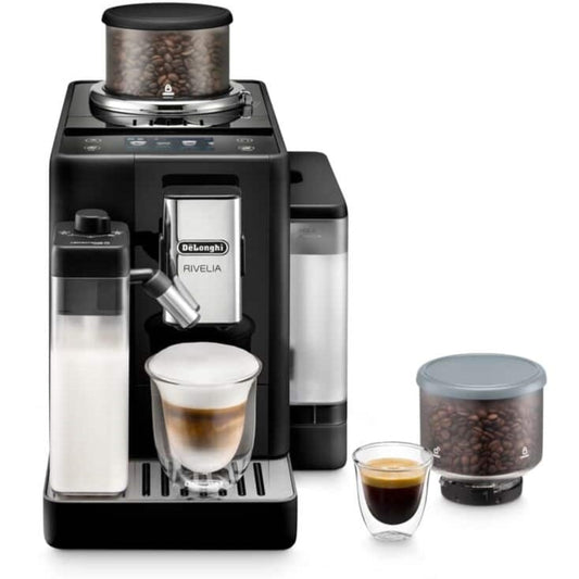 Cafetera Superautomática DeLonghi Rivelia EXAM440.55.B con Leche