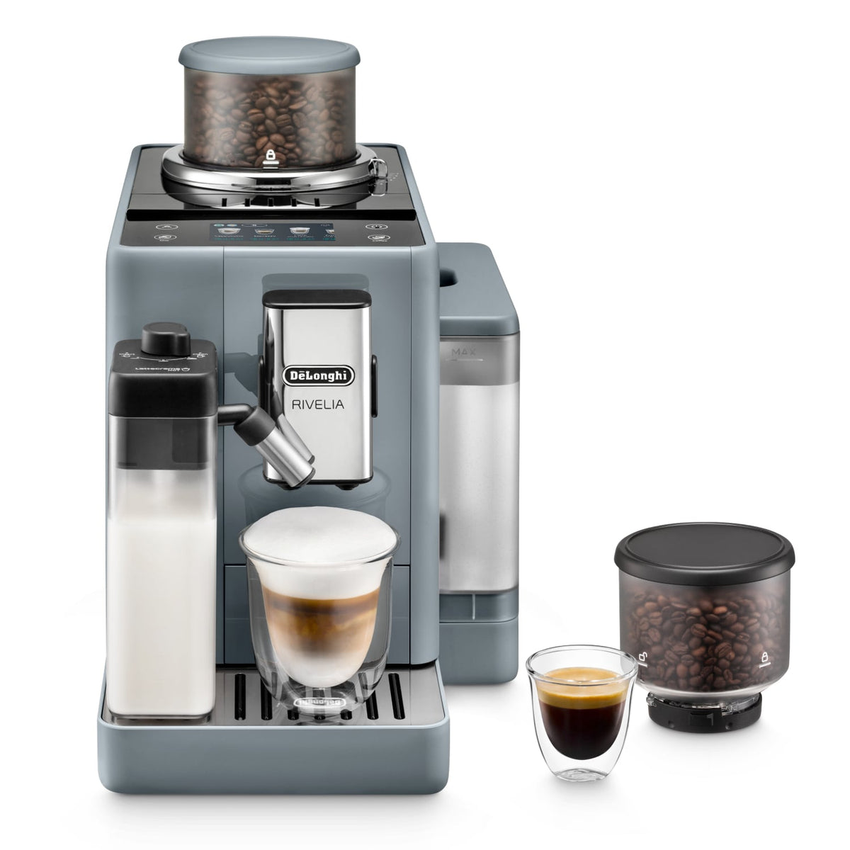 Cafetera Superautomática DeLonghi Rivelia EXAM440.55.G Gris