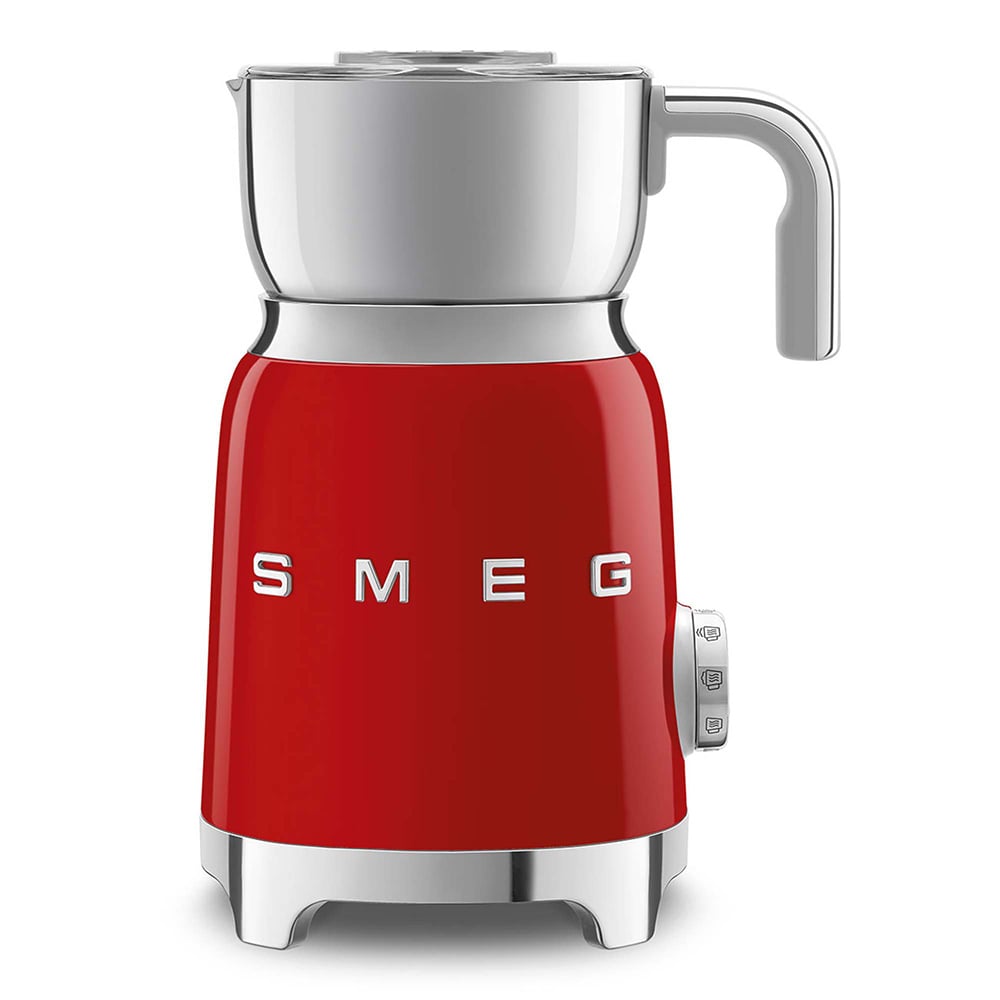 Espumador y Calientaleche Smeg MFF11RDEU 500W Rojo