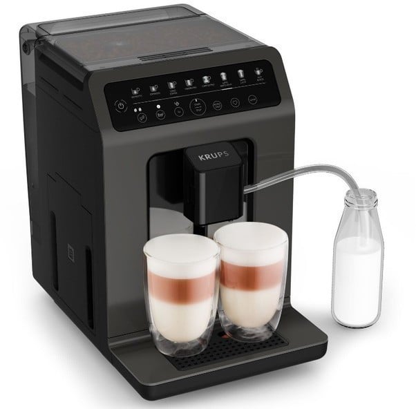 Cafetera Superautomática Krups Evidence EA89ZB10 con Jarra de Leche