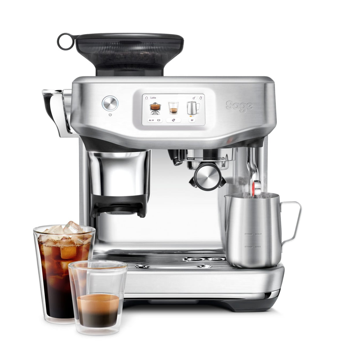 Cafetera Express Sage Barista Touch Cold SES882BSS4FEU1