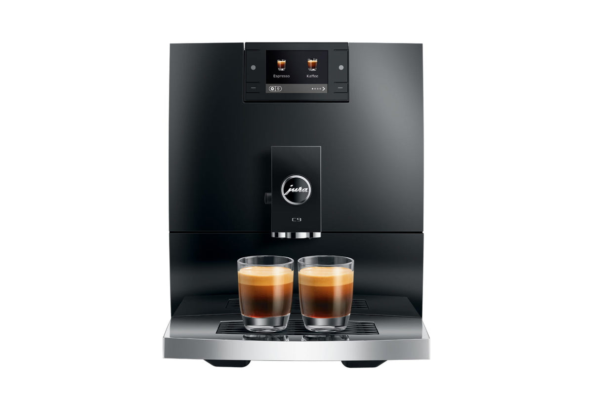 Cafetera Superautomática Jura C9 Piano Black 15753 con Leche