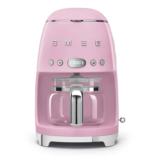 Cafetera de Goteo Smeg DCF02PKEU 1.4L Rosa Pastel