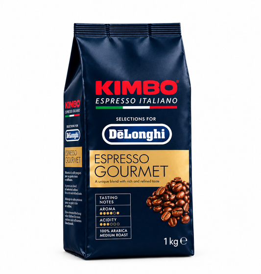 Café en Grano Kimbo Espresso Gourmet 1 kg | 100% Arábica