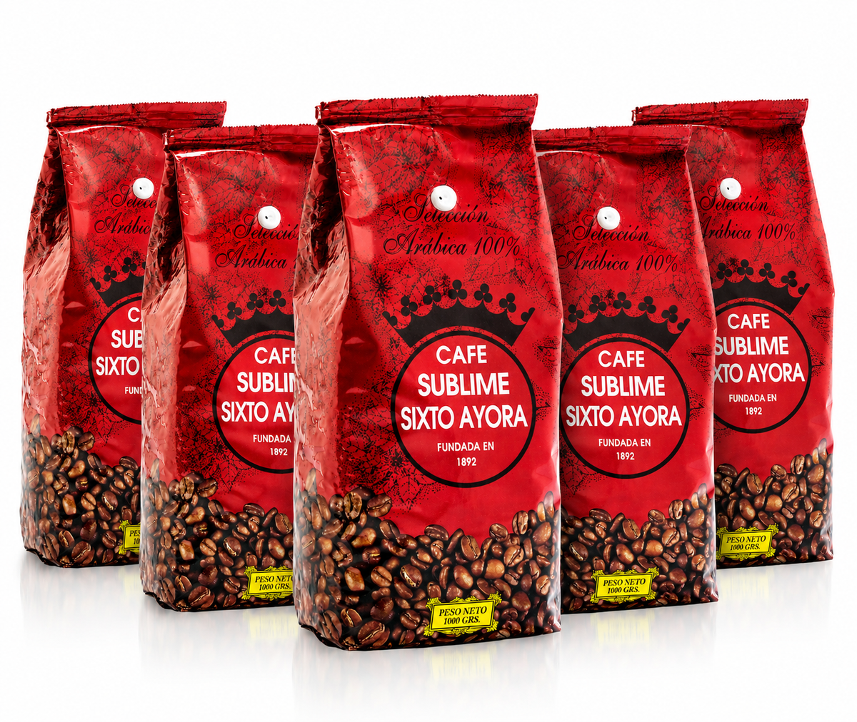 Pack Gran Reserva · 5 kg de Café Sublime Sixto Ayora | 100% Arábica